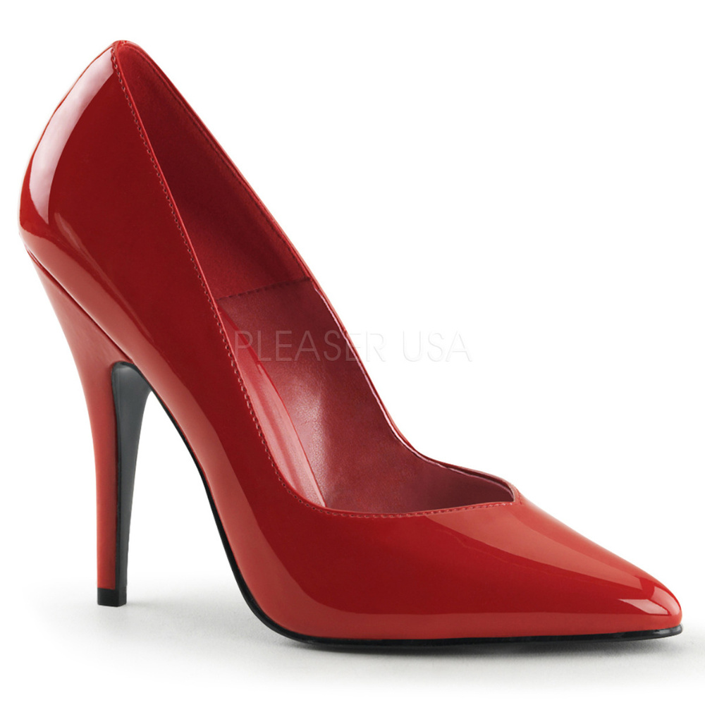 Red Patent Pointy Toe Stiletto High Heel Shoes